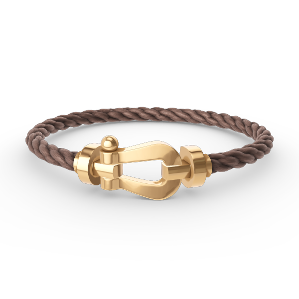 FORCE Large Horseshoe Bracelet - Gold