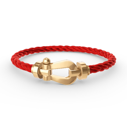 FORCE Large Horseshoe Bracelet - Gold