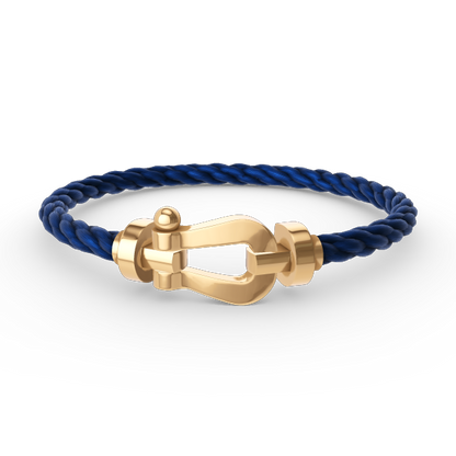 FORCE Large Horseshoe Bracelet - Gold