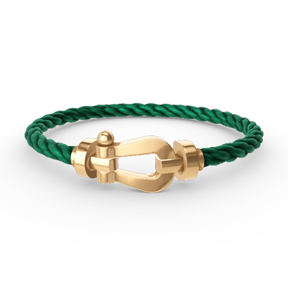 FORCE Large Horseshoe Bracelet - Gold