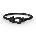 FORCE Große Serie Schwarzes Samurai-Armband