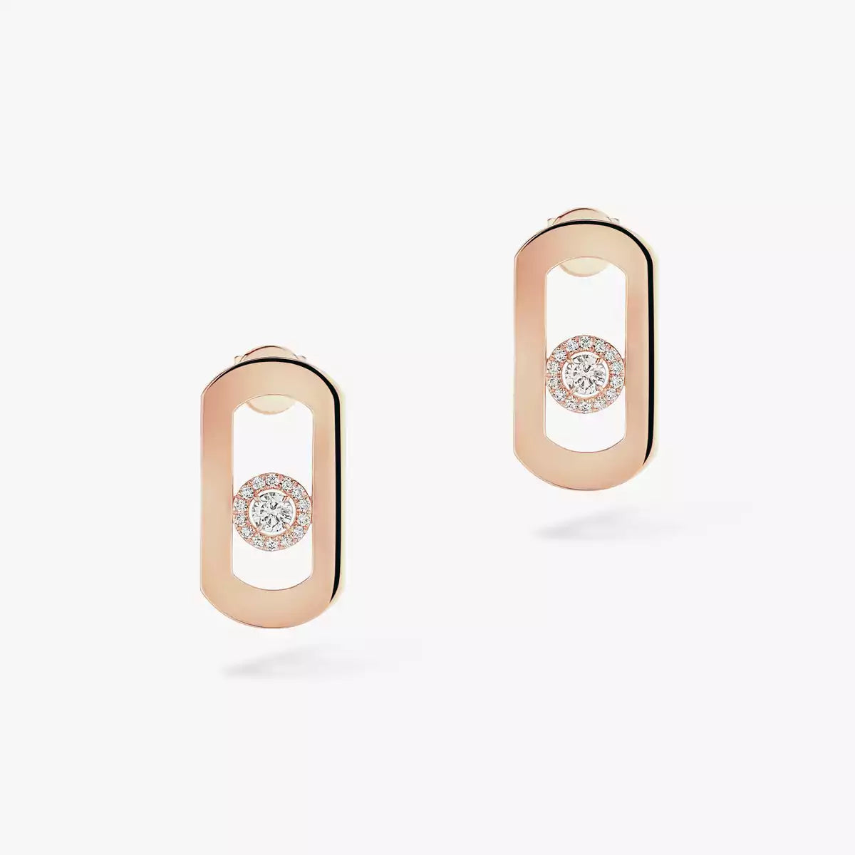 So Move Diamond Earrings - Contemporary Minimalist Kinetic Design