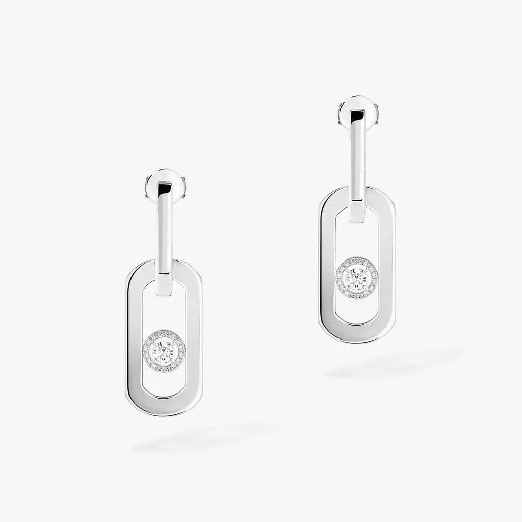 So Move XL Diamond Hoop Earrings
