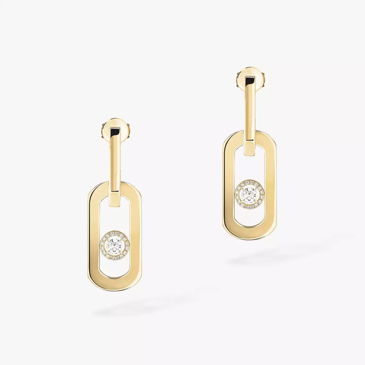 So Move XL Diamond Hoop Earring - Signature Kinetic Brilliance - Statement Scale
