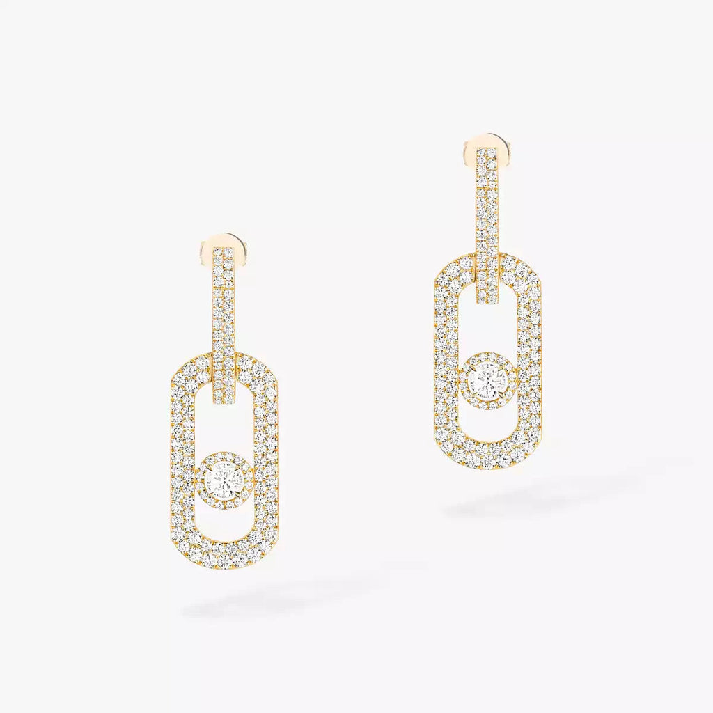 So Move XL Full-Pavé Diamond Pendant Earrings
