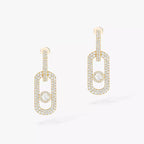 So Move XL Full-Pavé Diamond Pendant Earrings