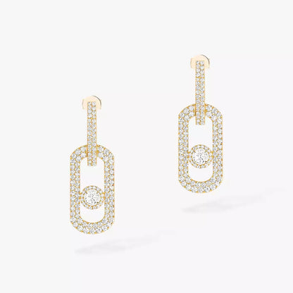 So Move XL Full-Pavé Diamant-Ohrringe