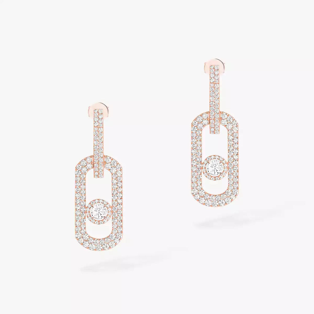 So Move XL Full-Pavé Diamond Pendant Earrings