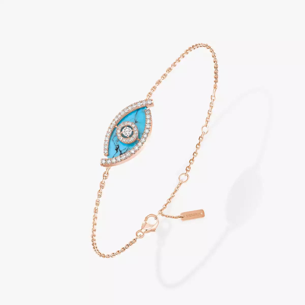 Diamantarmband "Glückliches Auge" – Schutzsymbol & leuchtende Edelsteineinlage