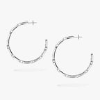 Move Link Kinetic Diamond Creolen – Ineinandergreifende moderne Eleganz