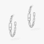 Move Link Kinetic Diamond Creolen – Ineinandergreifende moderne Eleganz
