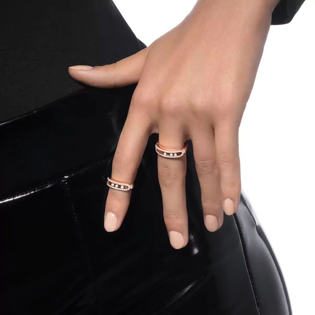 Baby Move Pavé Diamond Ring