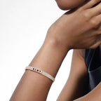 Move Noa Vollpflaster-Diamant-Armreif – Kinetische Dreifachbewegungs-Luxus – Unendliche Strahlkraft