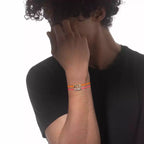 Care(s) Pavé Cord Armband – Wohltätiges, symbolisches Design – Verstellbares, stilvolles Accessoire