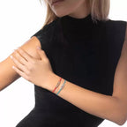 Care(s) Pavé Cord Armband – Wohltätiges, symbolisches Design – Verstellbares, stilvolles Accessoire