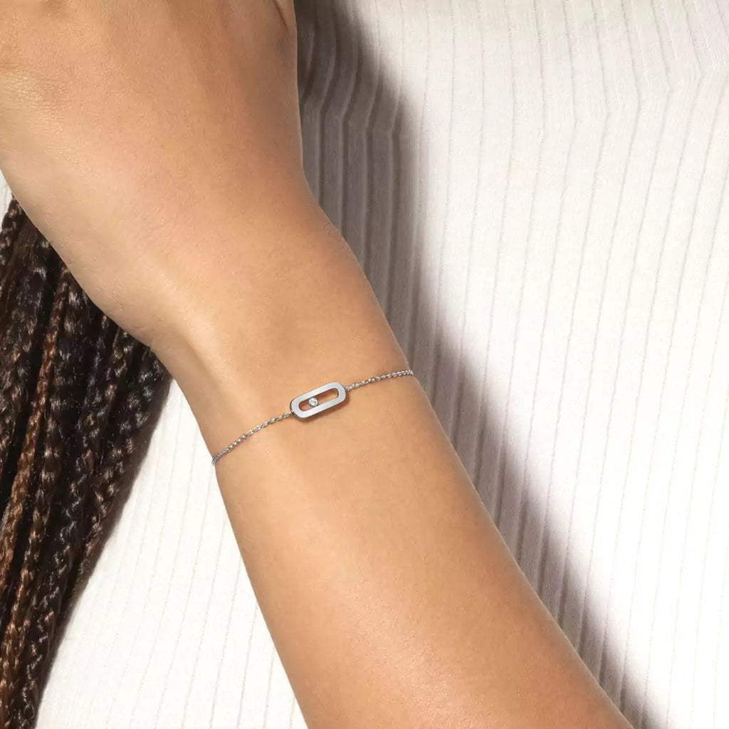Move Uno Single Diamond Bracelet