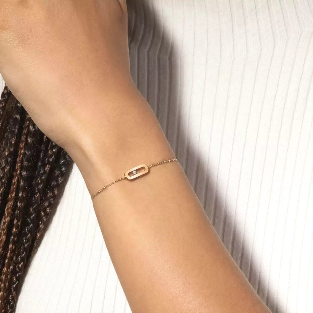 Move Uno Single Diamond Bracelet