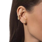 Move Uno Diamantohrstecker – Signature Kinetic Brilliance – Minimalistischer Alltags-Luxus