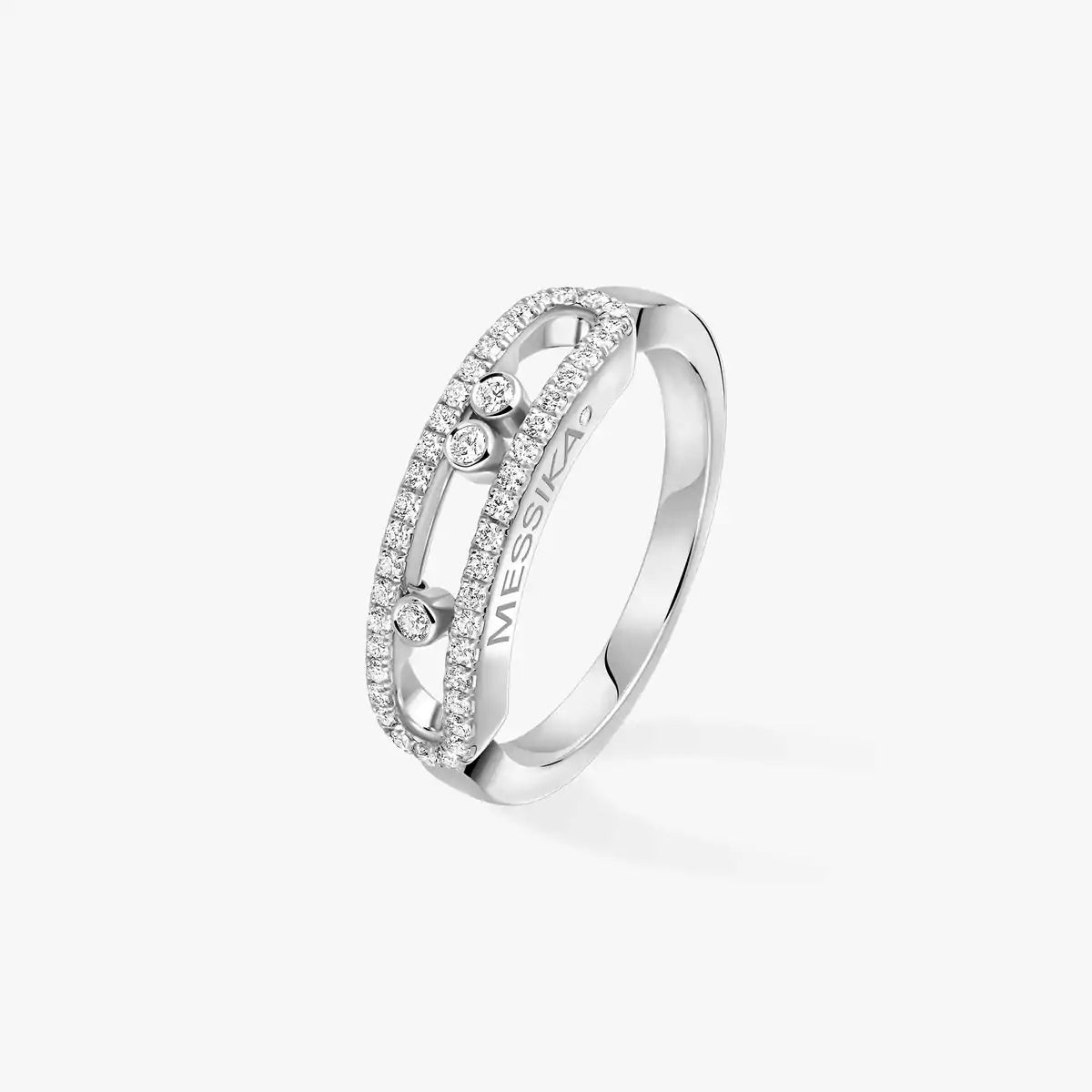 Baby Move Pavé Diamond Ring