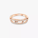 Baby Move Pavé Diamond Ring
