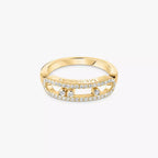 Baby Move Pavé Diamond Ring