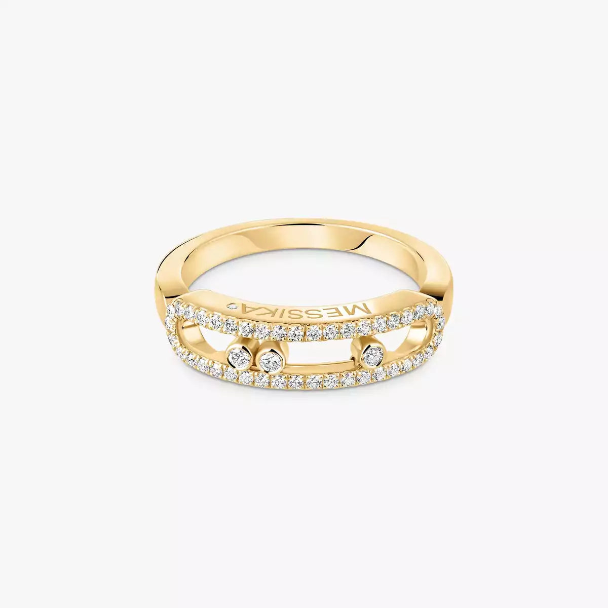 Baby Move Pavé Diamond Ring