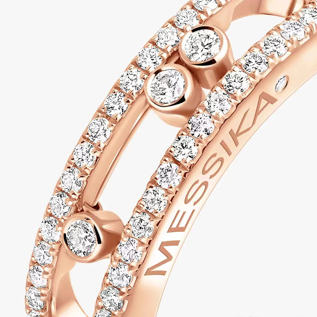Baby Move Pavé Diamond Ring