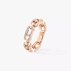 Move Link Pavé Diamond Ring