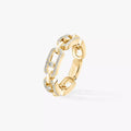 Move Link Pavé Diamond Ring