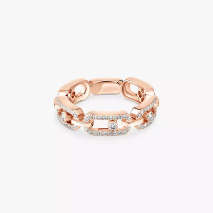Move Link Pavé Diamantring