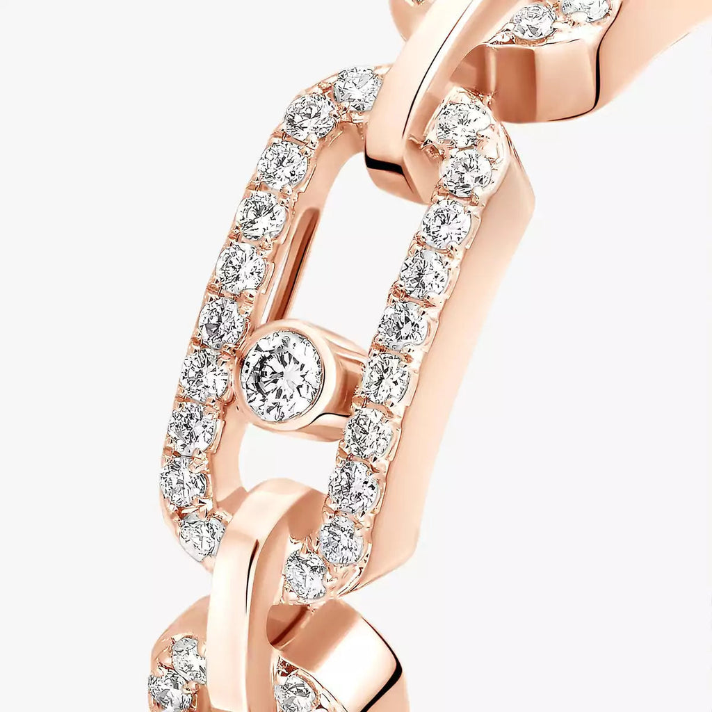 Move Link Pavé Diamond Ring