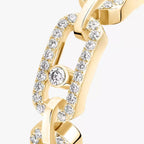 Move Link Pavé Diamond Ring