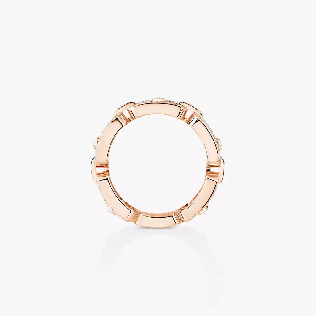 Move Link Pavé Diamond Ring