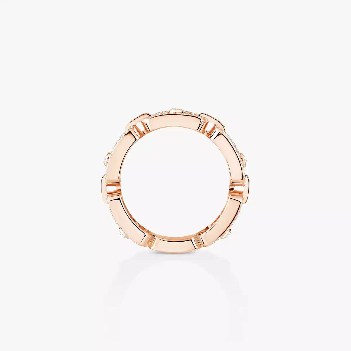 Move Link Pavé Diamond Ring
