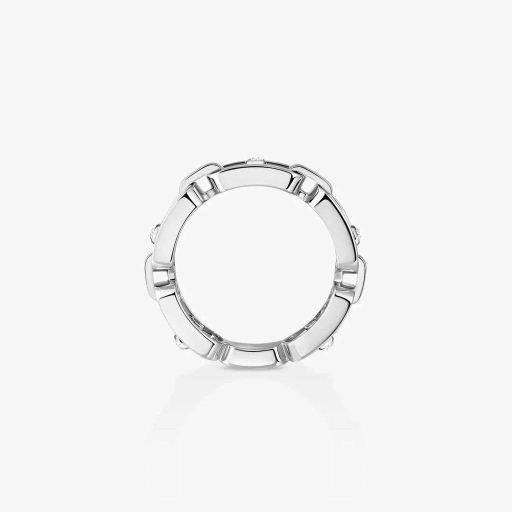 Move Link Pavé Diamond Ring