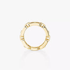 Move Link Pavé Diamond Ring