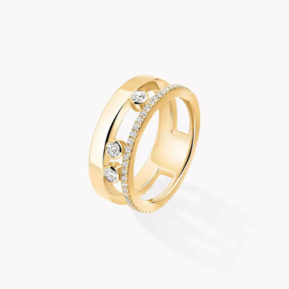 Move Noa Pavé Diamant Doppelring