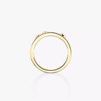 Noa Pavé Diamond Interlocking Ring - ダブルバンド キネティックエレガンス