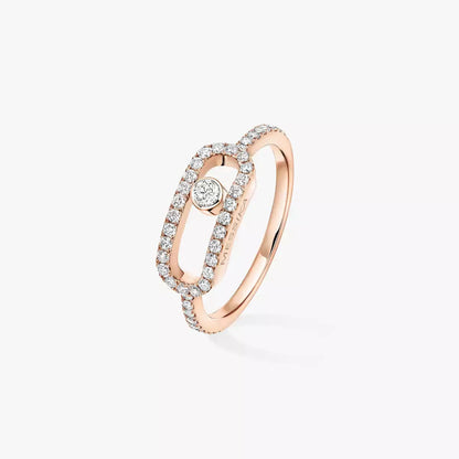 Uno Full Pavé Diamantring
