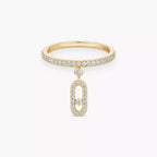 Move Uno Diamantring – unverkennbare kinetische Brillanz – minimalistische Eleganz