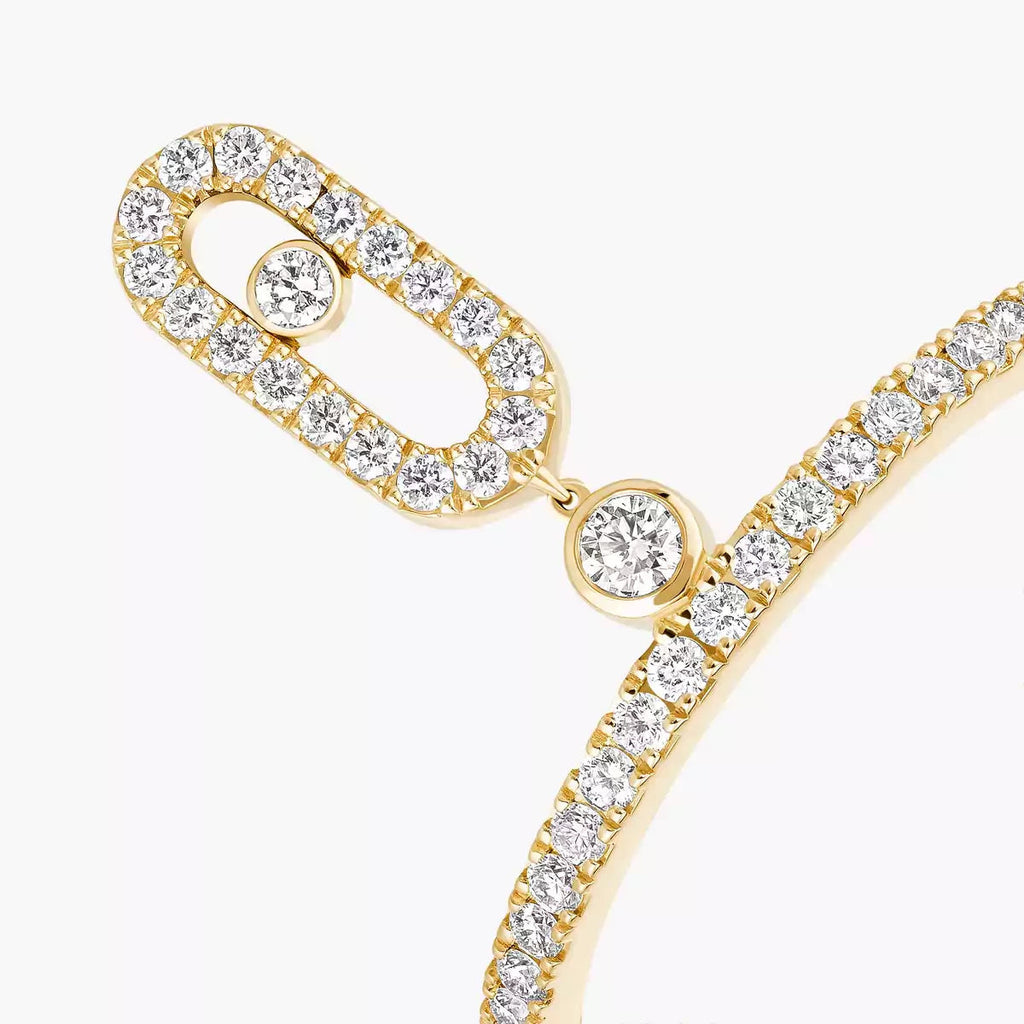 Move Uno Diamantring – unverkennbare kinetische Brillanz – minimalistische Eleganz