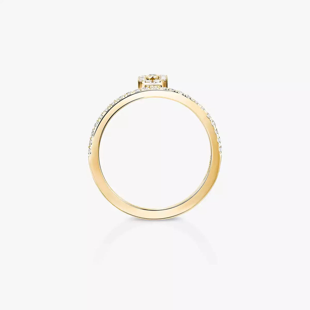 Move Uno Diamantring – unverkennbare kinetische Brillanz – minimalistische Eleganz