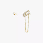 Move Uno All Diamond Stud Earrings