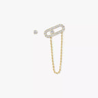 Move Uno All Diamond Stud Earrings