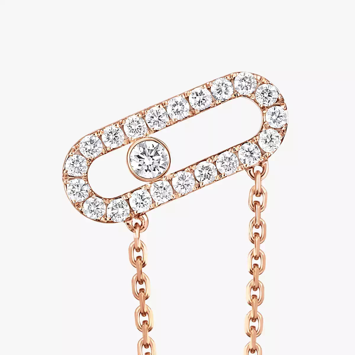 Move Uno All Diamond Stud Earrings