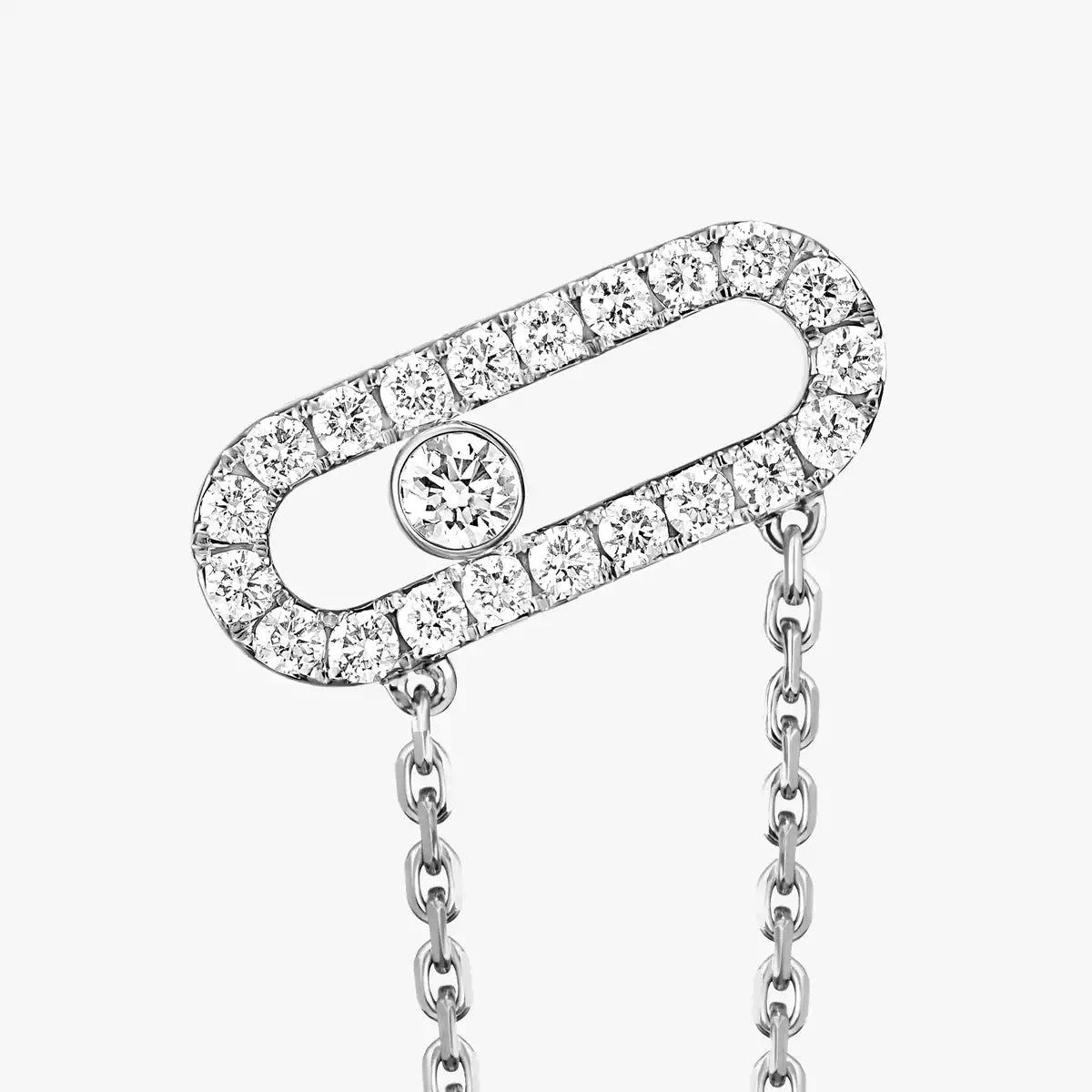Move Uno All Diamond Stud Earrings