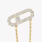 Move Uno All Diamond Stud Earrings