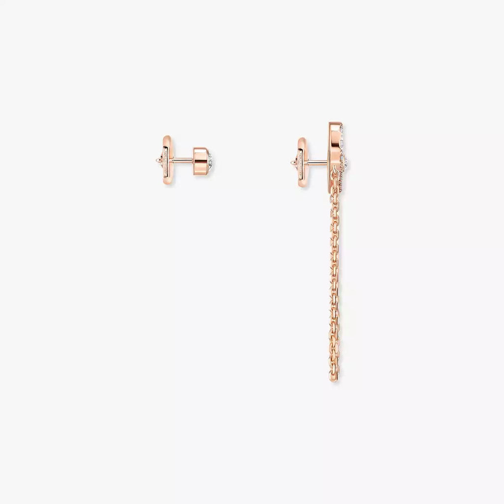 Move Uno All Diamond Stud Earrings