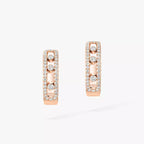Move Pavé Diamond Hoop Earrings