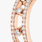 Move Pavé Diamond Hoop Earrings